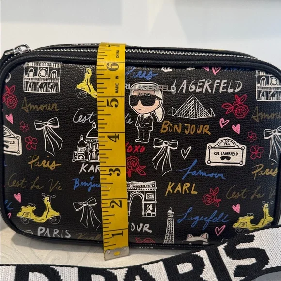 Karl Lagerfeld Multicolor Graphic Crossbody Bag - Picture 10 of 13